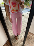 Pantalon Slinda rose