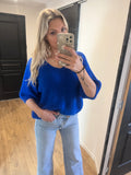 Pull Nina bleu électrique