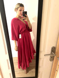 Robe fushia