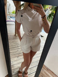 Combi short Diane crème