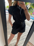 Combi short Diane noire