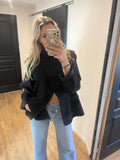 Blazer Tina croisé noir