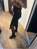 Jupe fente noir