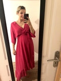 Robe fushia