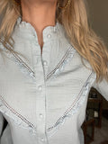 Chemise bleue ciel