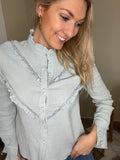 Chemise bleue ciel