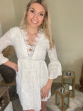 Robe broderie blanche