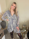 Robe bleu & blanche