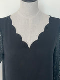 Robe dentelle noire
